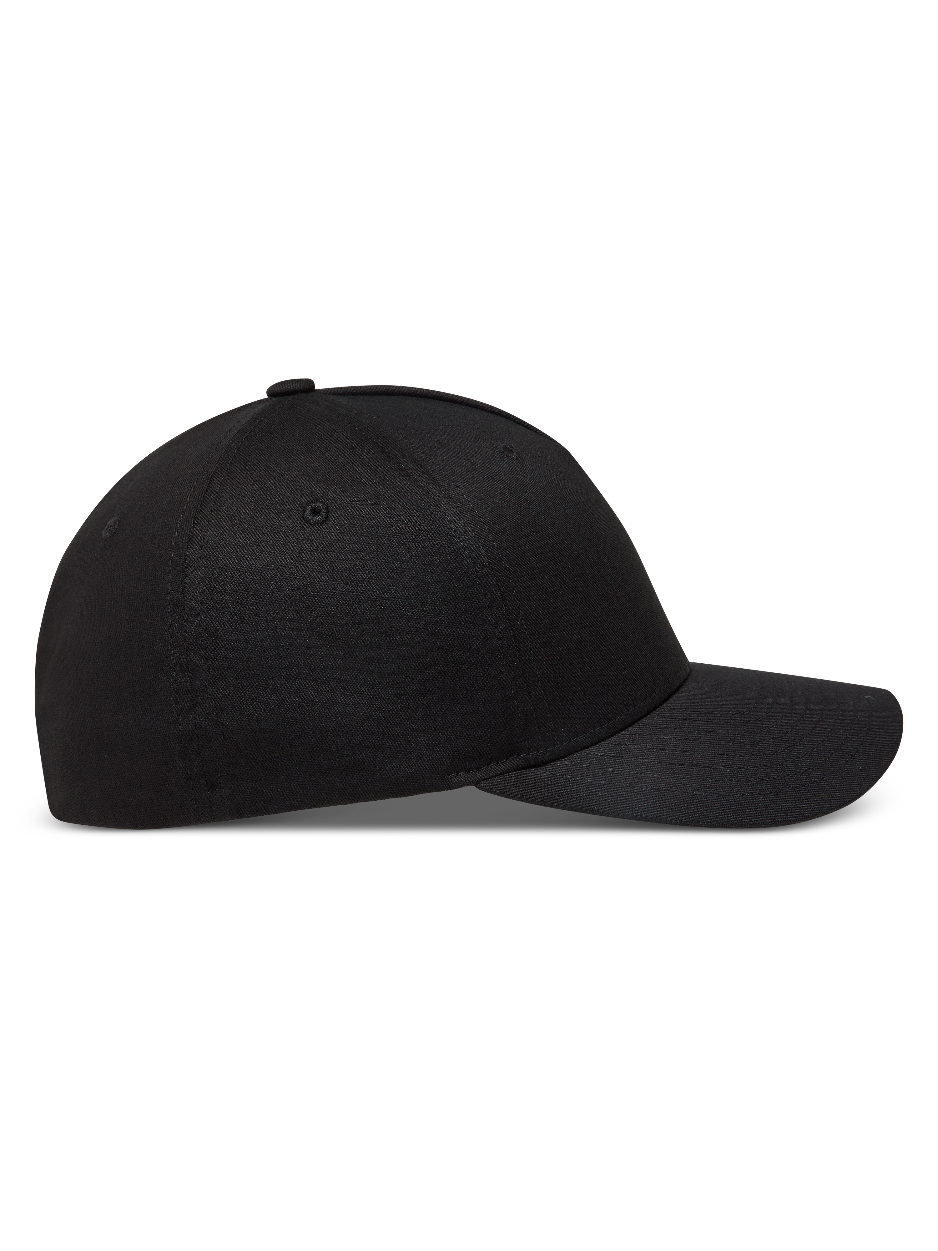 Alpinestars Maze Hatt, svart baseballkeps med böjd skärm, strukturerad krona och flexibelt bakstycke i twilltyg.