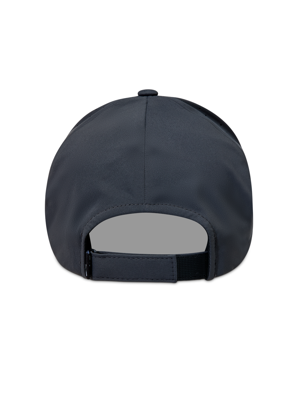 Alpinestars Algo Perf Adjustable Hatt, mörkgrå keps sedd bakifrån med justerbar rem i tekniskt material.
