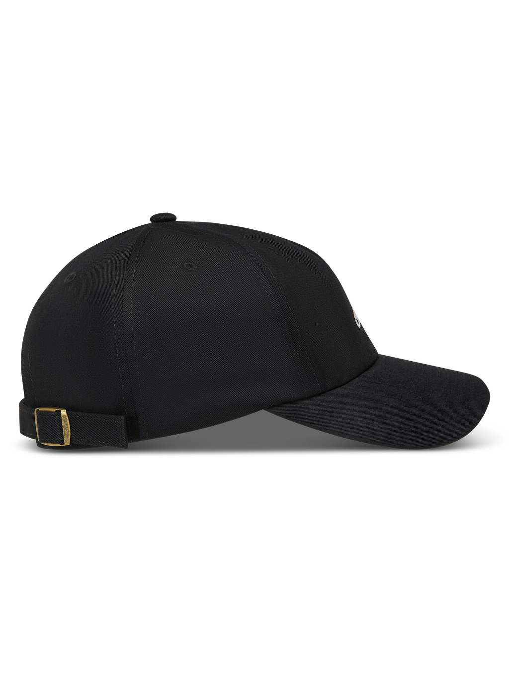 Alpinestars Dylan Dad Hatt, svart keps i twill med böjd skärm och justerbart mässingsspänne.