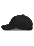 Alpinestars Dylan Dad hatt, svart keps i twill med böjd skärm och ostrukturerad krona, profilvy.