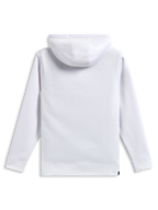 Alpinestars Blaze V3 Hoodie, back view, solid white, pullover fleece hoodie, long sleeves with ribbed cuffs and hem, casual sportswear
