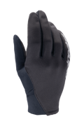 Alpinestars A-Dura Thermal Gloves, svarta mountainbikehandskar, flexibel tygkonstruktion med vit logotypdetalj, neoprenmudd, designade för vindskydd i kallt väder