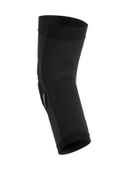 Alpinestars A-Motion Plasma knäskydd, svart, MTB-knäskydd, ventilerande mesh-textil med ergonomisk förformad design, smidig slip-on-ärm med låg profil för mountainbike.