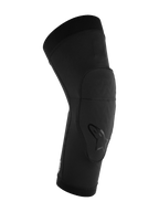 Alpinestars A-Motion Plasma Knee Sleeve, MTB-knäskydd, svart, förformad ergonomisk design med Nucleon Plasma-skydd, ventilerande stretchmesh-tyg med Alpinestars-logotyp på knät, slip-on-skydd för mountainbike