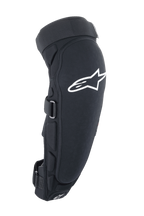 Alpinestars A-Impact Plasma Pro knä- och benskydd, svarta och vita skydd för mountainbike med Nucleon Plasma-teknologi