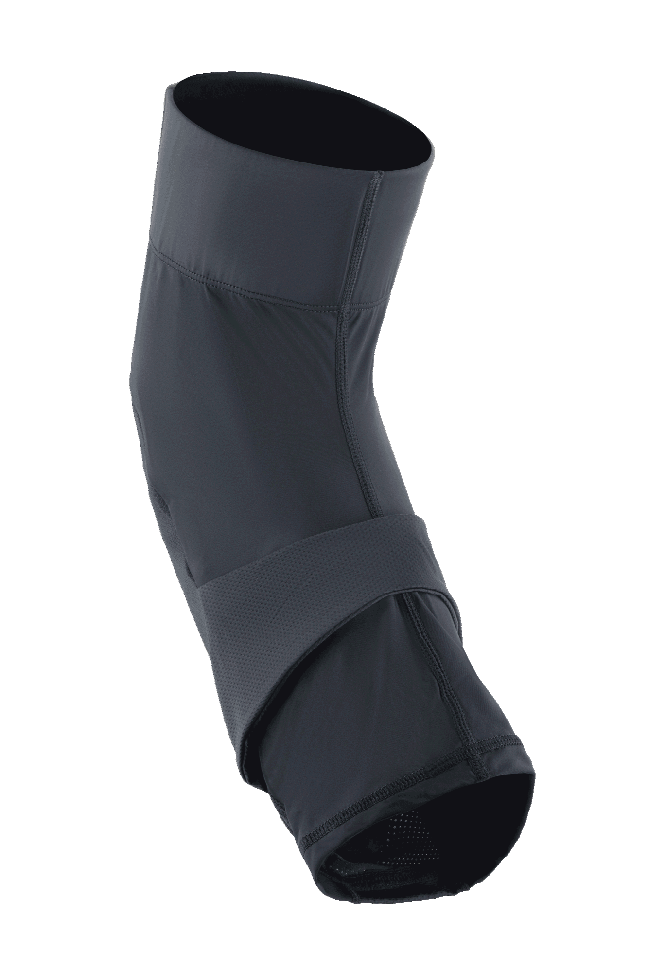 Alpinestars A-Motion Plasma Pro knäskydd, MTB-knäskydd, svart, dra-på-design med förböjd ergonomisk utformning, har ett centralt kompressionsband och andningsbara stretch-meshpaneler.