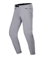 Alpinestars A-Dura Waterproof Pants, MTB-byxor, titangrå, med svart spärrspänne i midjan, höftfickor med dragkedja och avsmalnande ben, hållbar vattentät design för mountainbike.