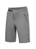 Grå A-Dura Ride MTB-shorts med 4-vägsstretch, spännsystem i midjan och praktiska fickor med dragkedja.