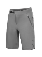 Grå A-Dura Ride MTB-shorts med 4-vägsstretch, spännsystem i midjan och praktiska fickor med dragkedja.