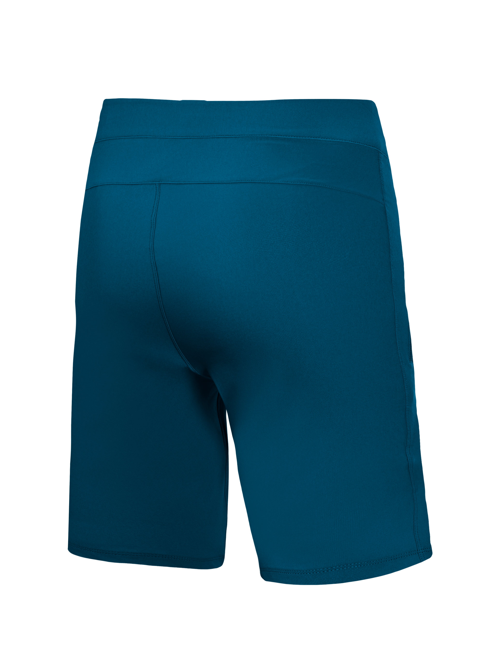 Alpinestars A-Dura Ride Liner Shorts in blue-green, rear view of durable technical MTB shorts with stretch fabric.