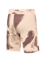 A-Dura Ride Shorts i Sand Camo, baksida av slitstarka mountainbikeshorts med 4-vägs stretchvävt tyg.