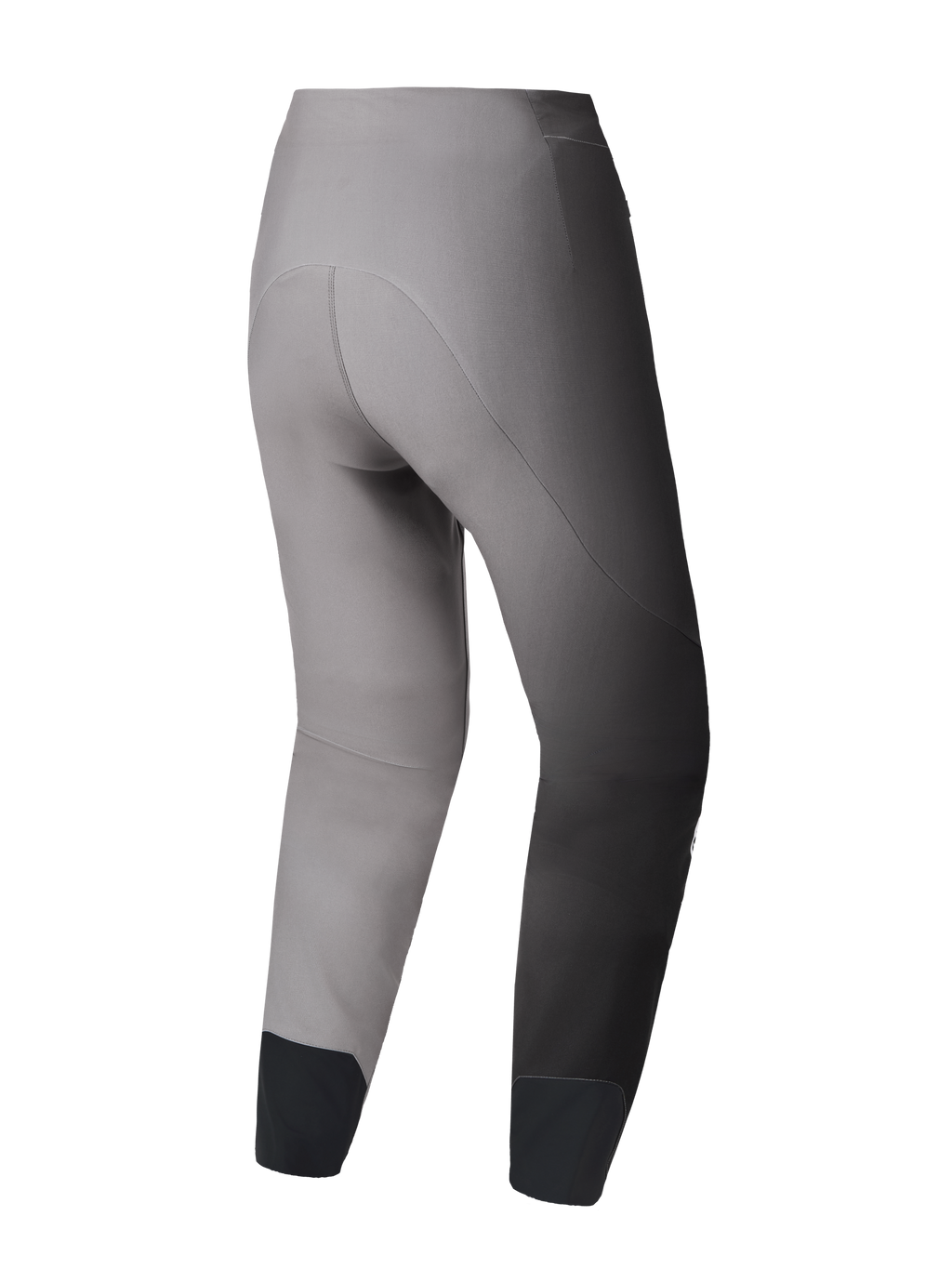 A-Supra Elite MTB-byxor i Faded Gray, baksida med prestandapassform och flexibelt 4-vägsstretchtyg.