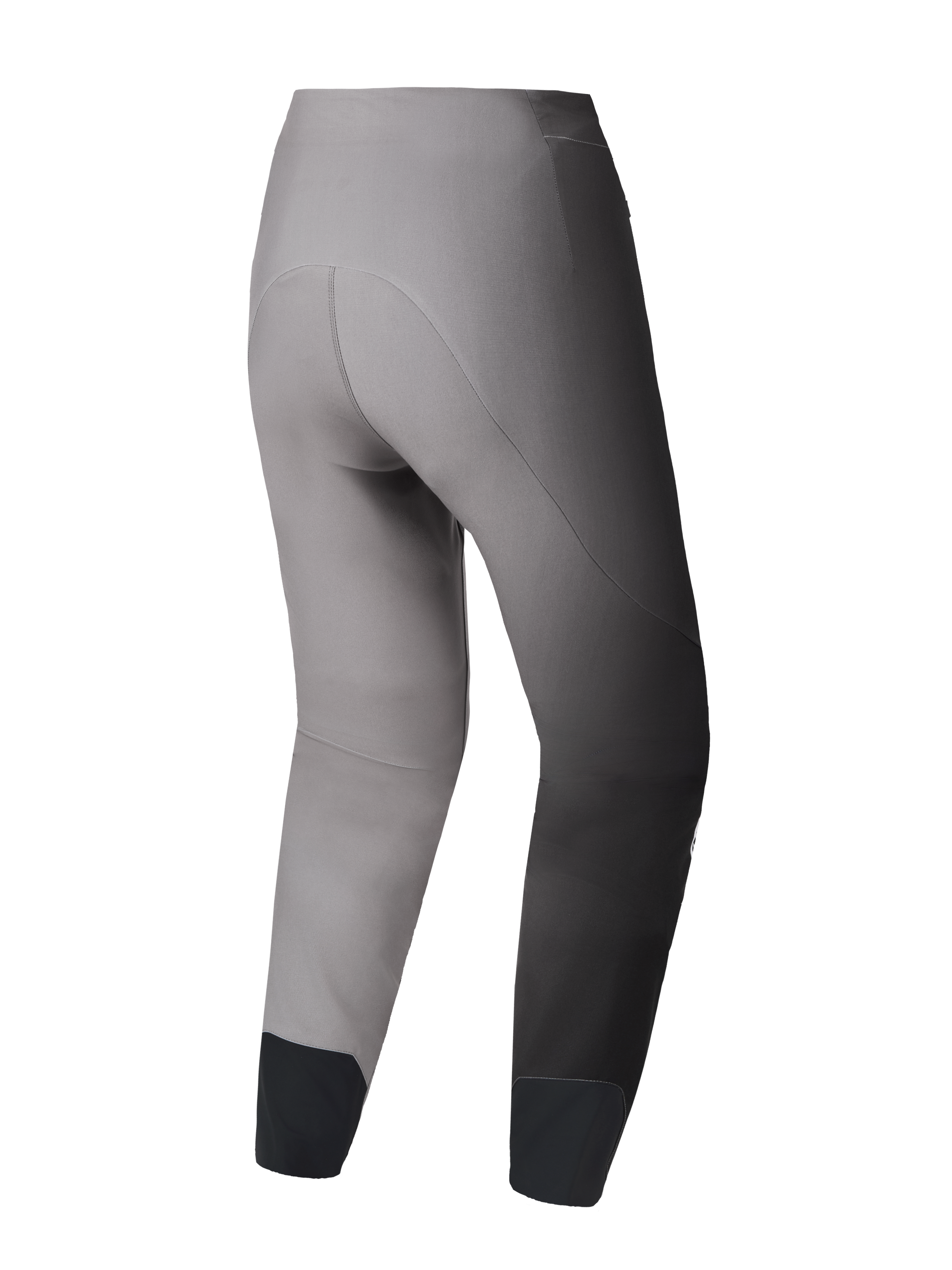A-Supra Elite MTB-byxor i Faded Gray, baksida med prestandapassform och flexibelt 4-vägsstretchtyg.