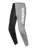 A-Supra Elite MTB-byxor i blekt grått och svart med vit Astars-logotyp och laserperforerad ventilation.