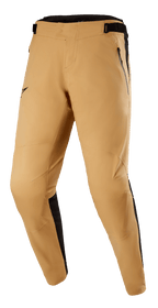 Alpinestars Tahoe 8.1 Waterproof Pants, khaki och svarta, vattentäta MTB-byxor med förböjda ben, framfickor med dragkedja och justerbar midja, svarta sidopaneler och sömlös gren för prestanda vid stigcykling i alla väder