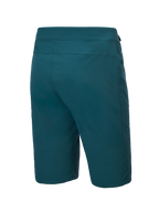 Alpinestars A-Dura Shorts, mountainbikeshorts, Dark Pine, vy bakifrån med en ren design och slitstarkt 2-vägs stretchtyg, normal passform för MTB-cykling