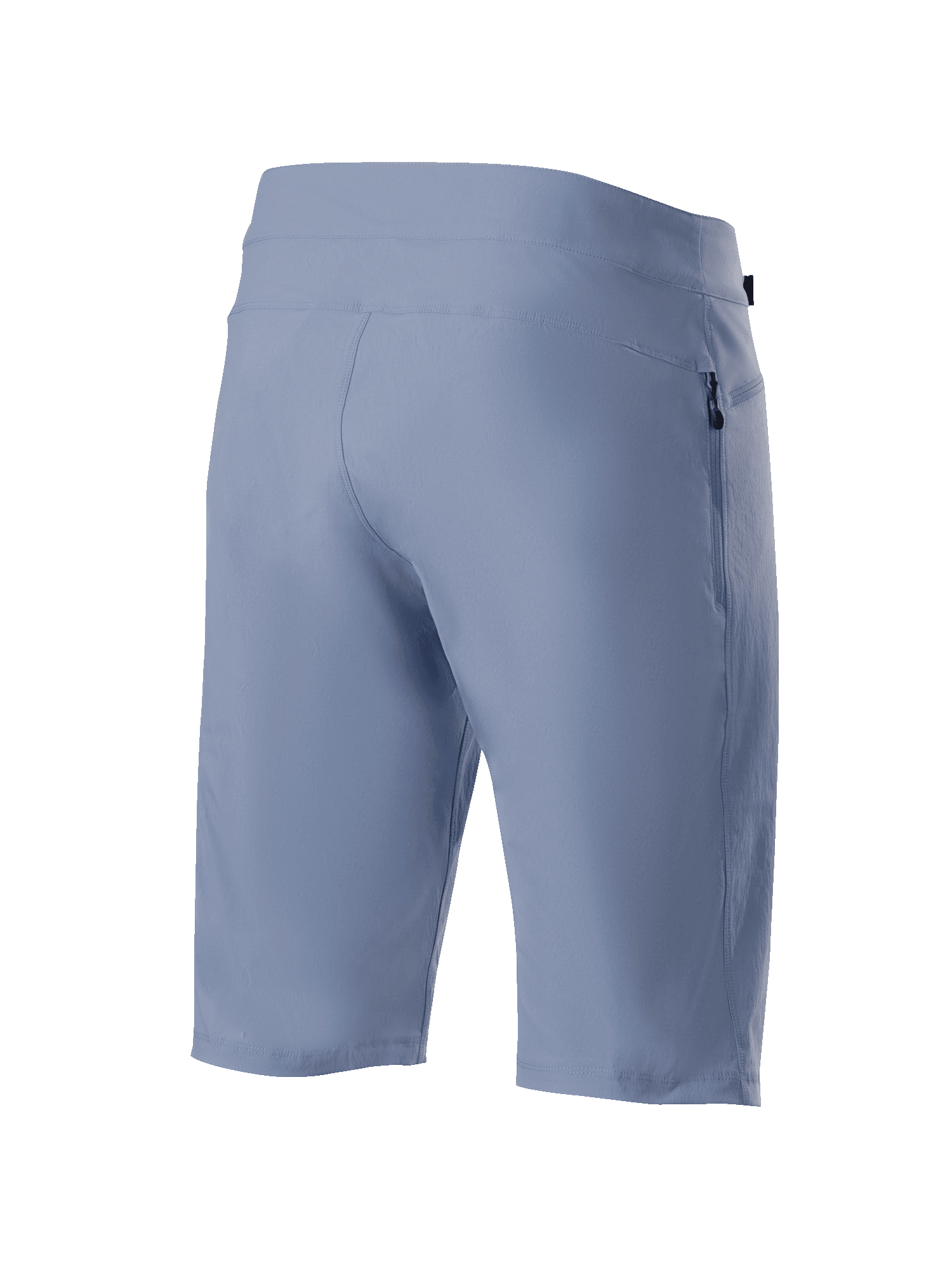 Alpinestars A-Dura Shorts, Infinity Blue, MTB-cykelshorts, baksida med dragkedjeförsedd ficka och tekniskt stretchtyg, slitstarka terrängkläder