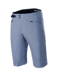 Alpinestars A-Dura Shorts, mountainbike-shorts i Infinity Blue, med dubbel knäppning fram, justerbart svart sidospänne, dragkedjeförsedda fickor och texturerat 2-vägs stretchtyg, tekniska MTB-kläder