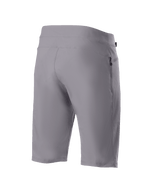 Alpinestars A-Dura Shorts, MTB-shorts, mörkgrå, trekvartsvy bakifrån som visar slitstarkt 2-vägsstretchtyg och sidoficka med dragkedja, tekniska cykelkläder