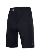 Alpinestars Ungdom A-Dura Ride Shorts, svarta MTB-shorts med spärrspänne i midjan och praktiska fickor med dragkedja.