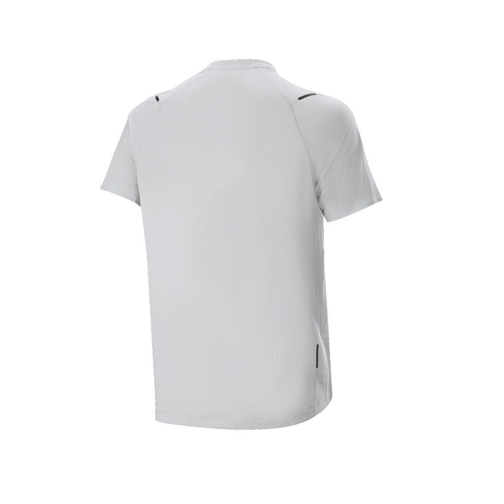 Alpinestars A-Aria Astar Jersey, kortärmad cykeltröja, White Dove, baksida med lätt material som andas, förlängt bakstycke för extra täckning och subtila reflekterande detaljer.