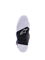 Alpinestars Limited Edition Tech 7 Unity motocrossstövlar, vit och svart sula med slitageindikator och logotyp.