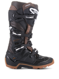 Alpinestars Tech 7 Enduro Boots, Off-Road Motorcycle Boots, Black and Dark Brown, Multiple Adjustable Buckles, Rugged Enduro Sole, Protective Construction for Enduro and Motocross Riding