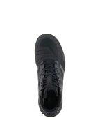 Alpinestars Speedflight Shoes, Black Black, top-down view, featuring performance ripstop upper with integrated shift pad, black laces, and sleek urban riding design
