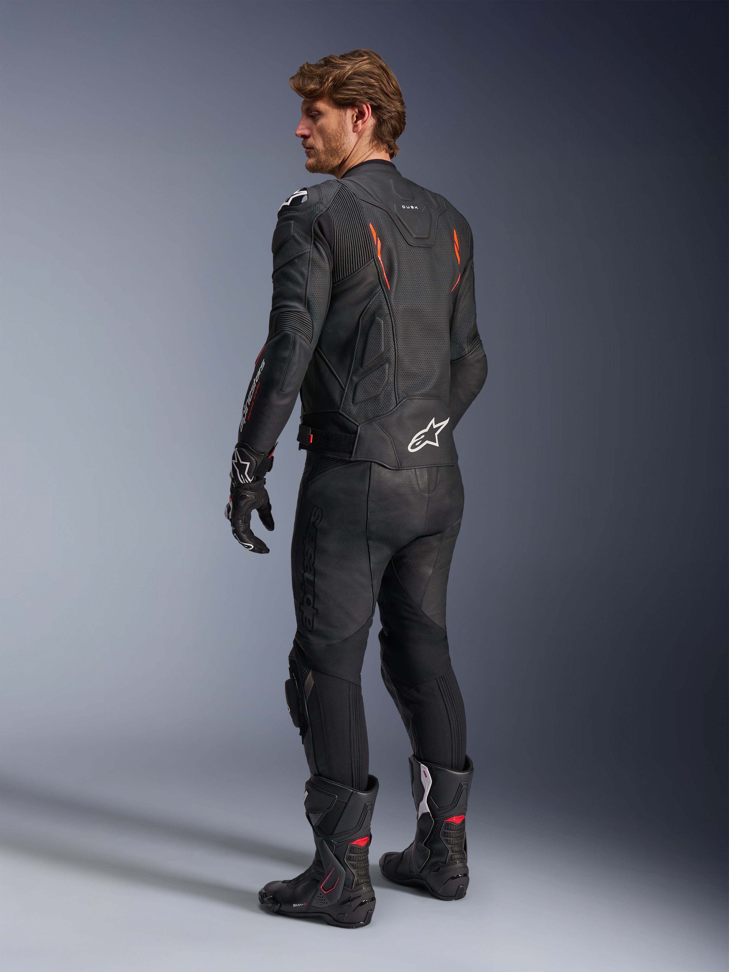 Dusk Airflow - Black Motorcycle Jacket | Alpinestars®