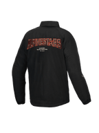 Alpinestars Revved vattenavvisande jacka, svart motorcykeljacka i urban stil med 3D-broderi på baksidan, CE-certifierad