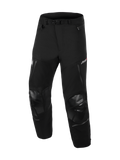 Alpinestars Andes Pro Drystar® XF byxor - Short, MC-byxor för adventure touring, svarta och mörkgrå, robust textilkonstruktion, förstärkta knäpaneler med texturerad finish, justerbart midjebälte med spänne, ventilationsöppningar med dragkedja, Drystar® XF-logotyp, slitstark MC-utrustning för alla väder