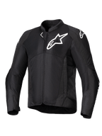 Alpinestars Viper Air V4-jacka, svart textil MC-jacka för herr med meshpaneler, Tech-Air Ready för sommarkörning.