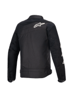 Alpinestars T-Dyno Air jacka, bakvy av en svart MC-jacka i textil med 3D-meshpaneler och CE-certifiering