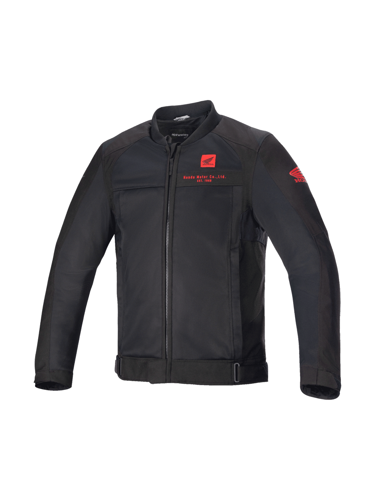Alpinestars Honda Luc V2 Air Jacket, Urban Motorcycle Riding, Men's, Black and Red, Ventilated Textile Mesh.