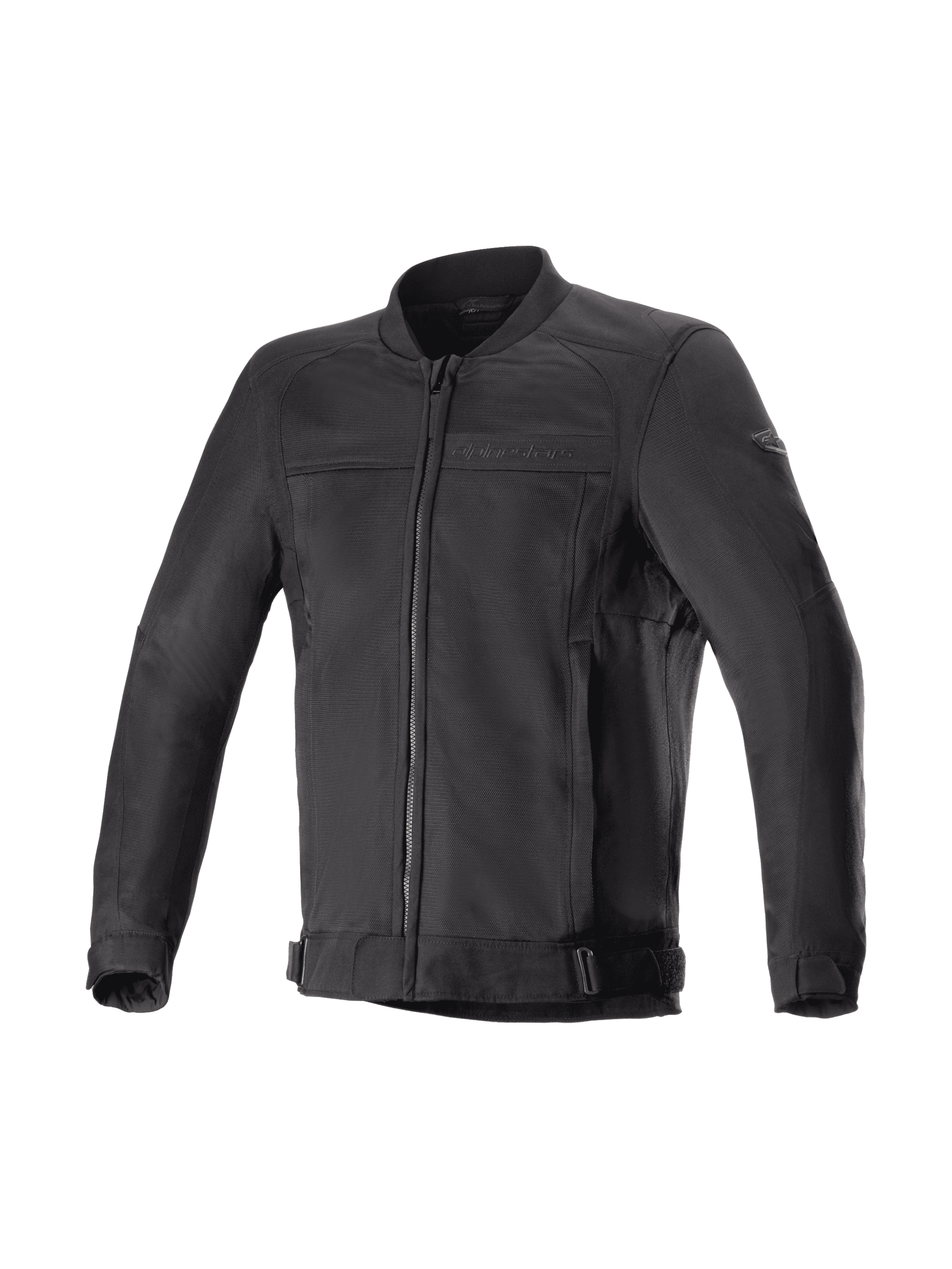 Alpinestars Luc V2 Air jacka, urban MC-jacka i bomberstil för herr, svart, ventilerande mesh, Tech-Air®-redo, CE-certifierad