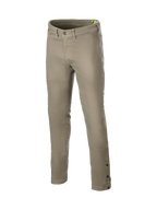 Alpinestars Stratos Regular Fit Tech Moto byxor, grå urban motorcykelbyxa i stretch Cordura denim, joggers-stil med knapp- och dragkedjelåsning, CE-certifierat skydd