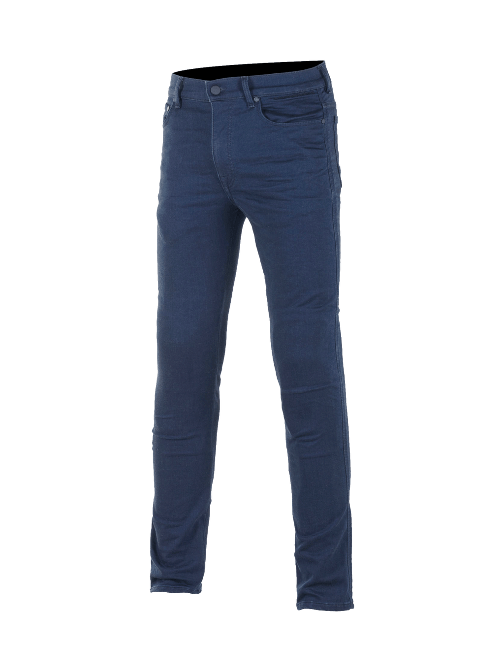 Alpinestars Cerium Tech Stretch Riding Denim, Men's Slim Fit Motorcycle Pants, Rinse Blue, CE Certified Nucleon Plus protection.
