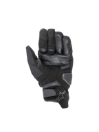 Alpinestars SMX-1 Drystar® handskar, svarta vattentäta motorcykelhandskar för herr, förstärkt handflata i läder och mocka, kort manschett, CE-certifierade för vägkörning.