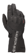 Alpinestars WR-X GORE-TEX-handskar, touringhandskar för motorcykel, svarta, lång manschett med grå logotyp, täckt SP Lite-knogskydd, slitstark ripstop-textilkonstruktion