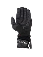Alpinestars SP-8 V3 Air handskar, MC-handskar för racing, herr, svarta och vita, perforerat läder med säkert grepp.