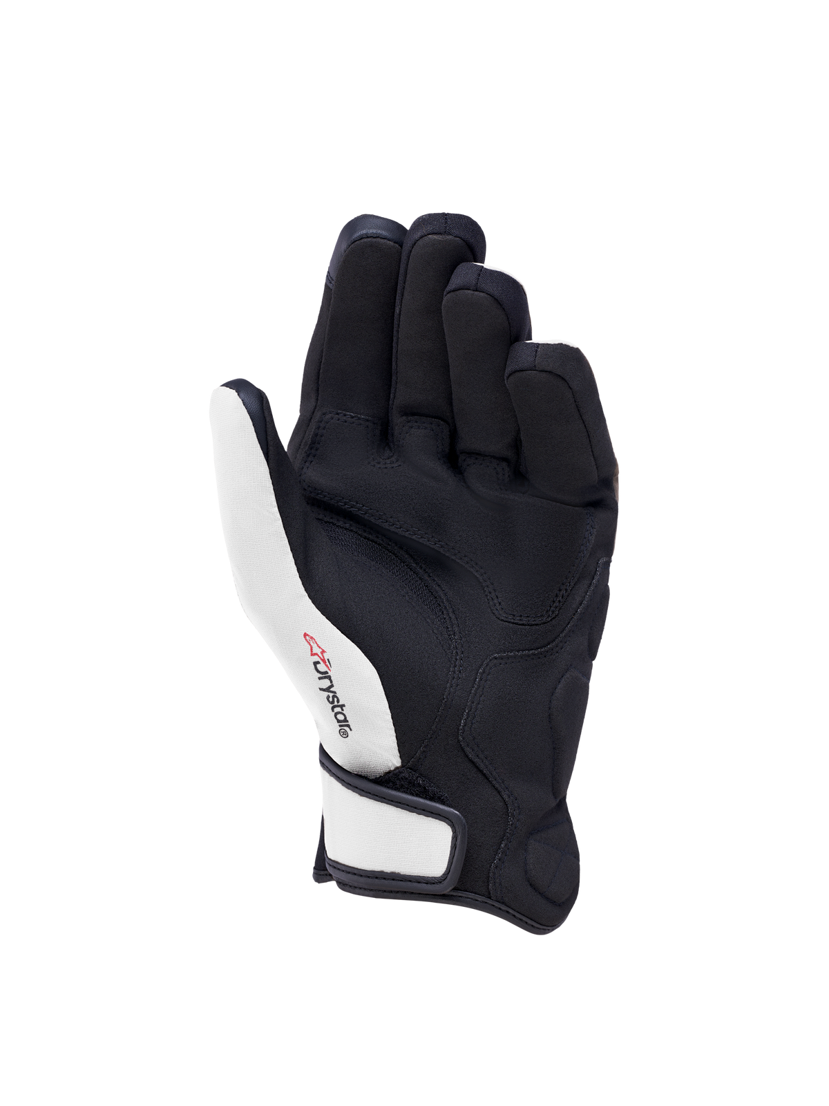 Alpinestars Ignite Drystar Insulated motorcykelhandskar, ljusgrå och svarta MC-handskar, CE-certifierade med pekskärmskompatibilitet och Thinsulate-isolering