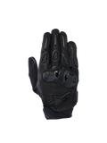 Alpinestars SP X 7 handskar, motorcykelhandskar för racing och sport, svarta, perforerat läder med TPU-knogskydd, CE-certifierade, ergonomisk design med fingerbrygga och stretchpaneler