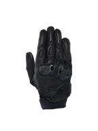 Alpinestars SP X 7 handskar, motorcykelhandskar för racing och sport, svarta, perforerat läder med TPU-knogskydd, CE-certifierade, ergonomisk design med fingerbrygga och stretchpaneler