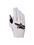 Alpinestars Supertech MX handskar, motocrosshandskar för terrängkörning, ljuslila och svarta, sömlös ovansida med laserperforeringar och svart Astars-logotyp.