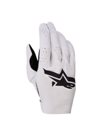 Alpinestars Supertech MX handskar, motocrosshandskar för terrängkörning, ljuslila och svarta, sömlös ovansida med laserperforeringar och svart Astars-logotyp.