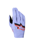 Alpinestars Supertech MX 2027 handskar, lila och svarta motocrosshandskar för herrar i perforerad stretchtextil.