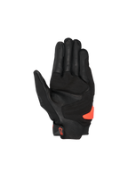 Alpinestars SP X 3 handskar, svarta motorcykelhandskar för män med röd accent, perforerad läderhandflata och TPR-slider.