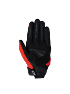 Alpinestars SP X 3 handskar, röd och svart motorcykelracinghandske med perforerad läderhandflata.