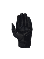 Alpinestars Celer V3 handskar, svarta motorcykelhandskar i getläder med förstärkt handflata och pekskärmskompatibel fingertopp.