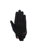 Alpinestars Stella SP X 1 handskar, motorcykelhandskar för dam, svarta med röd logotyp, syntetläder i handflatan med förstärkta zoner och TPR-glidare.